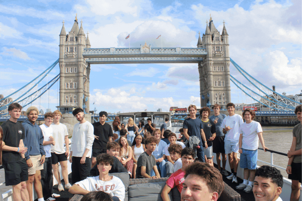 Multiple photos of Verto students across locations.
