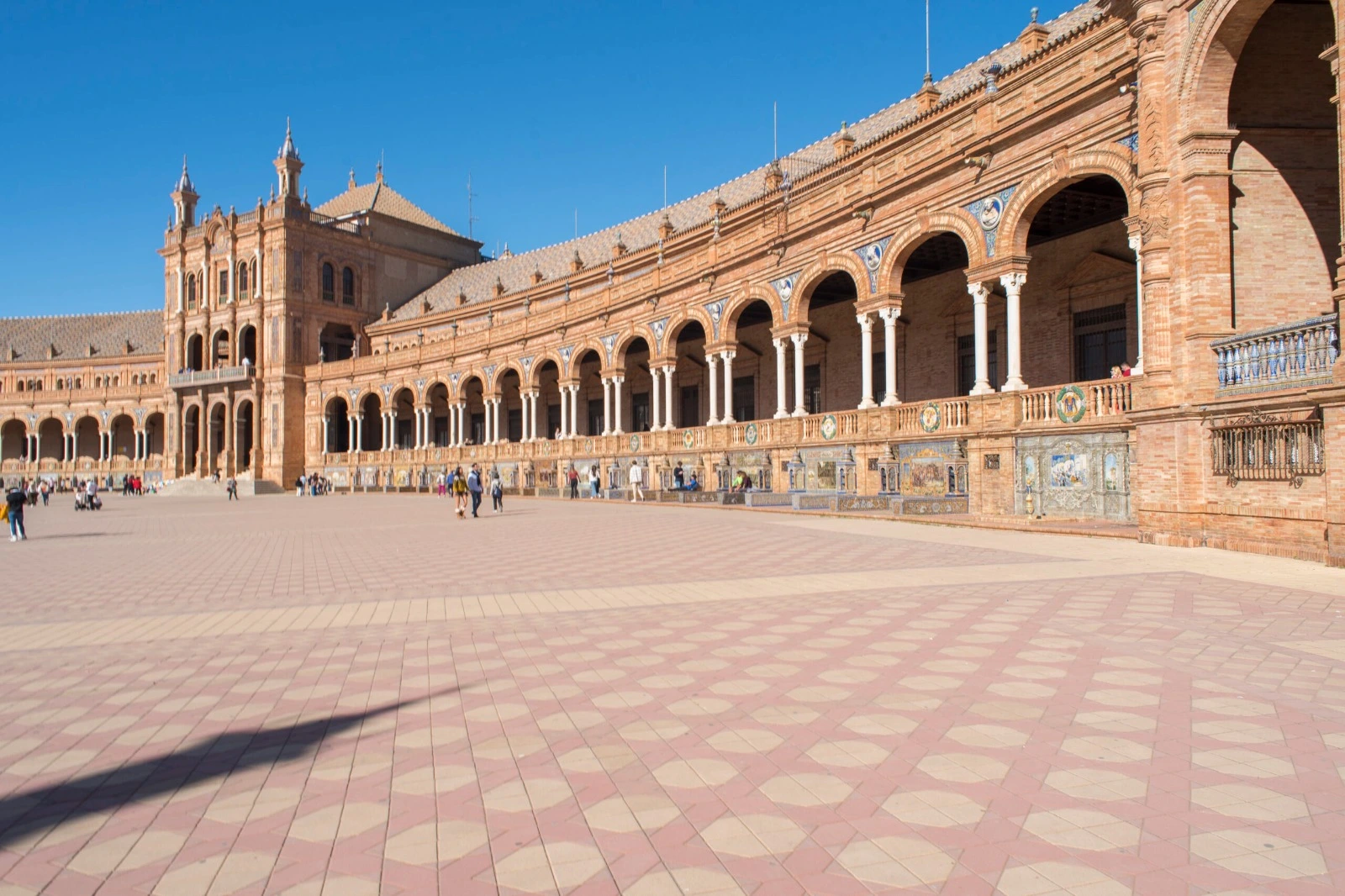 Plaza de España in Seville, Spain