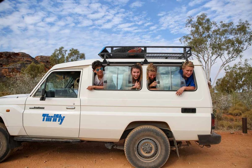 Verto students in the Australian outback
