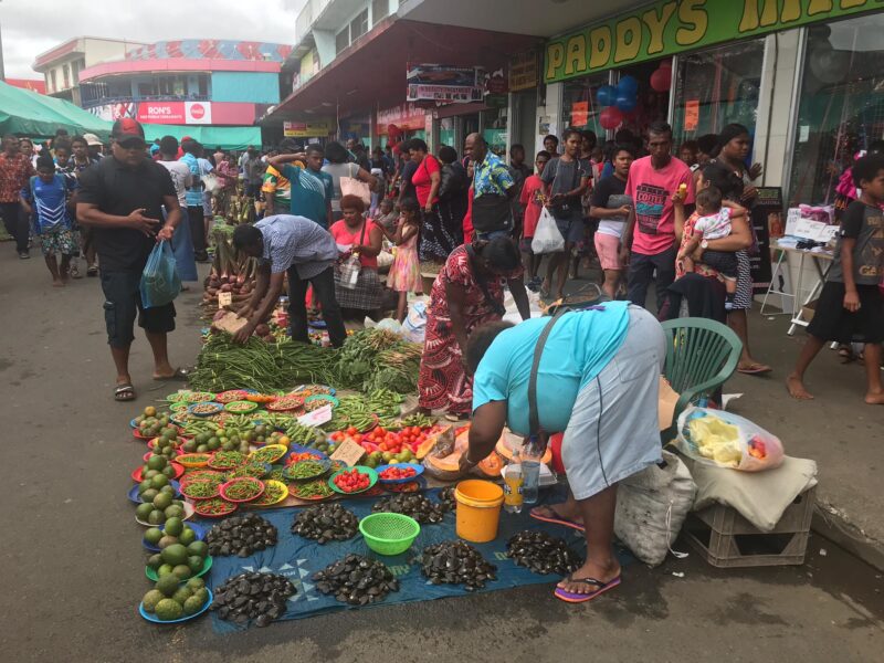 Colorful Market in Fiji