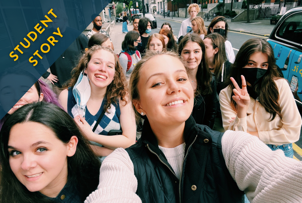 Katherine and friends in London