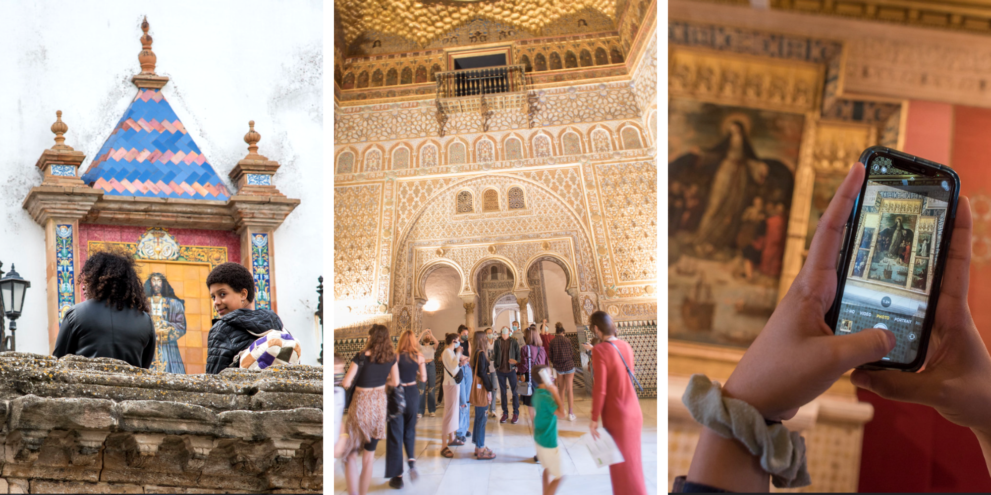 Pictured are a few of the incredible places of worship abroad that you can find in Verto's locations! Look forward to building a religious community abroad during your Verto experience.