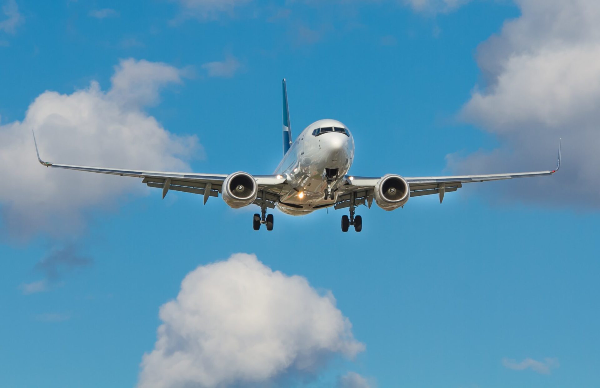 Plane flying