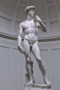 Sculpture of David in Florence, Italy