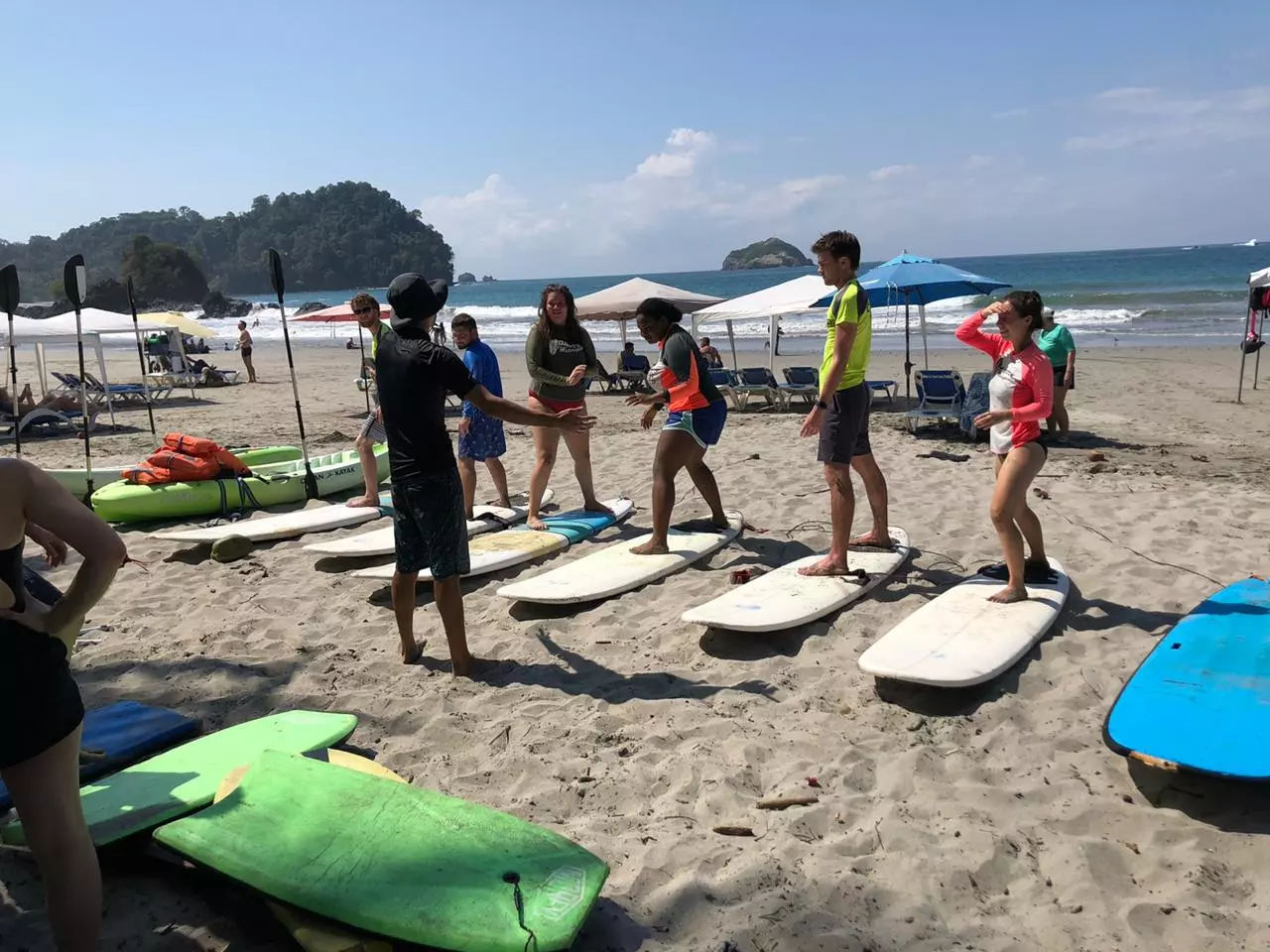 surfing class