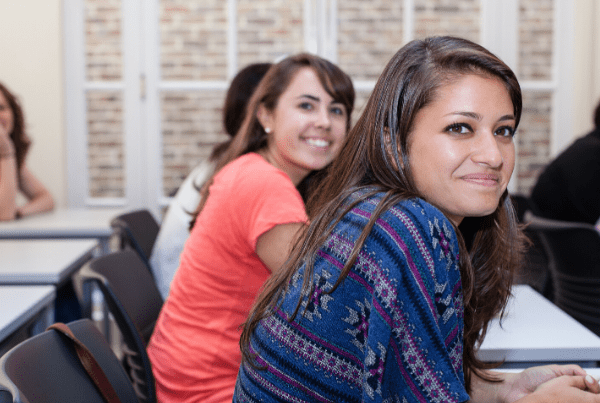 students in class