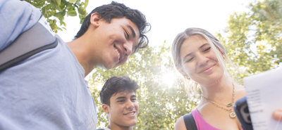 a group of students