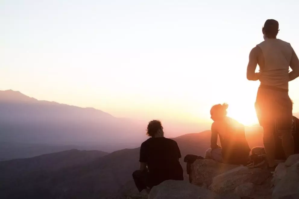 Verto Education study abroad students overlooking a mountain