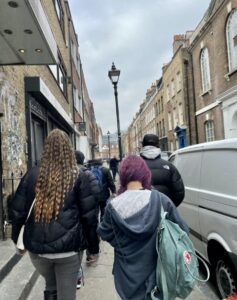 walking in london