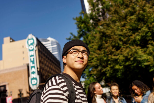 Photo: Portland State University student