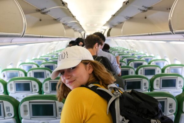Photo: Verto Education student boarding airplane